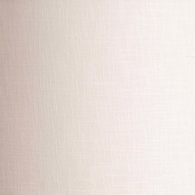 Basilan White Self Lined Linen Drum Shade