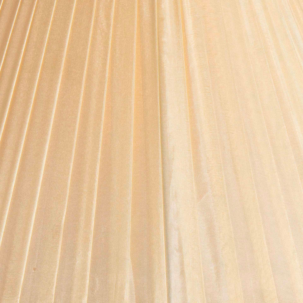 Lauren Almond Silk Knife Pleat Empire Shade