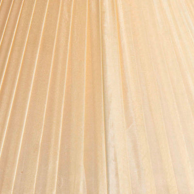 Lauren Almond Silk Knife Pleat Empire Shade
