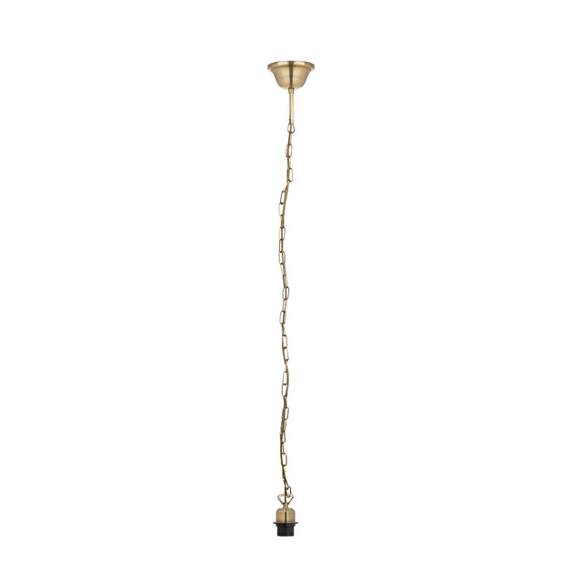 Eliza Antique Brass Traditional Electrified Fitting