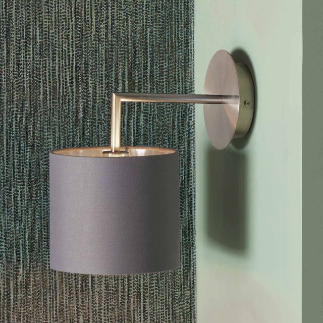 Valentina Steel Grey Wall Light