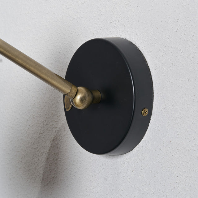Blythe Black and Gold Task Wall Light