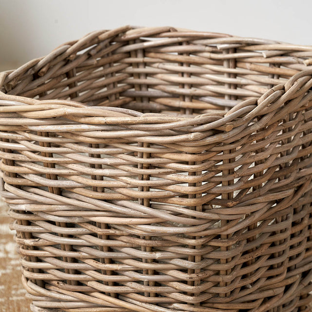 Papua Grey Kubu Square Waste Paper Bin