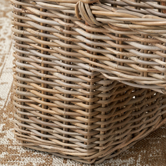 Rimba Grey Kubu Stair Basket Large