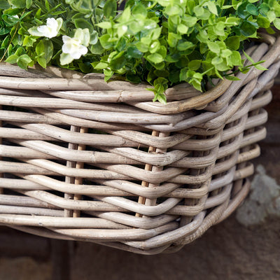 Dao Indoor Outdoor Grey Kubu Wall Hanging Trough Large