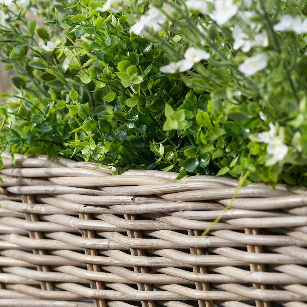 Dao Indoor Outdoor Grey Kubu Wall Hanging Trough Large