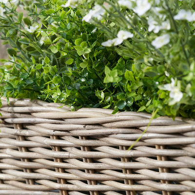 Dao Indoor Outdoor Grey Kubu Wall Hanging Trough Large