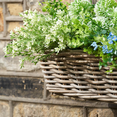 Dao Indoor Outdoor Grey Kubu Wall Hanging Trough