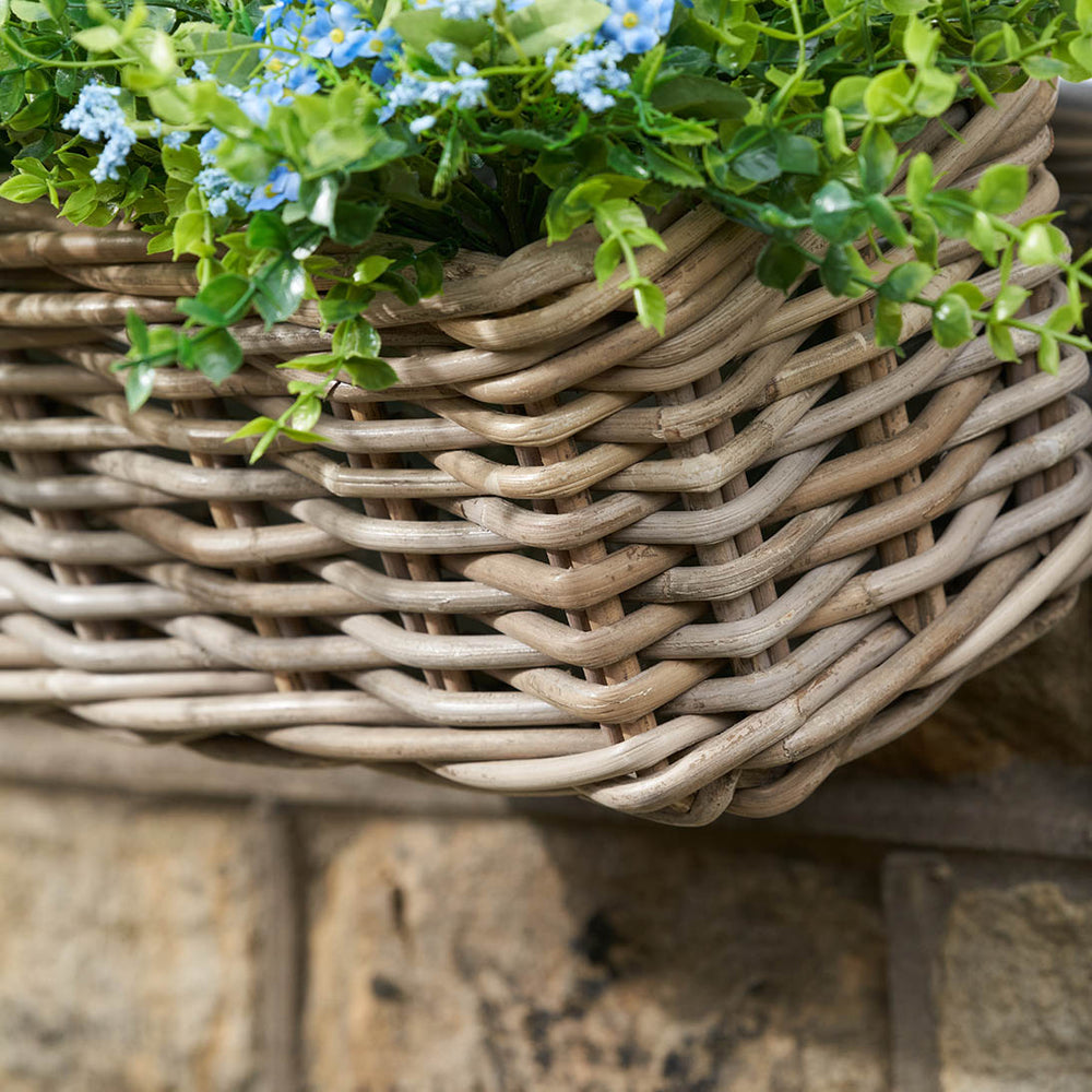 Dao Indoor Outdoor Grey Kubu Wall Hanging Trough