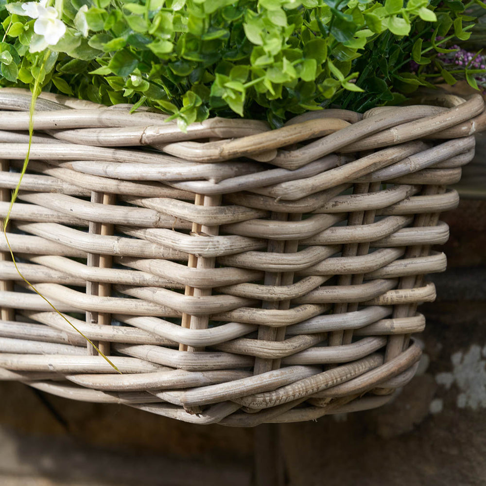 Dao Indoor Outdoor Grey Kubu Wall Hanging Trough