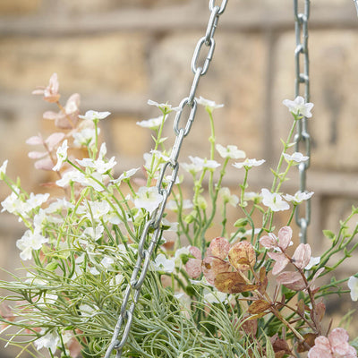 Kamala Indoor Outdoor Grey Kubu Round Hanging Basket Large