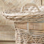 Tua Brown Rattan Round Linen Basket