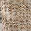 Tua Brown Rattan Round Linen Basket