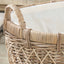 Tua Brown Rattan Oval Handled Laundry Basket