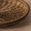 Hulu Pecan Brown Rattan Round Basket Tray