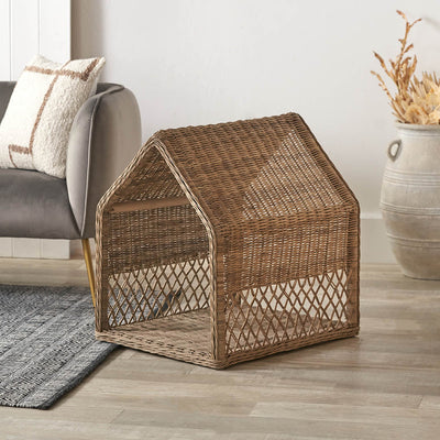 Bodi Rattan House Dog Basket
