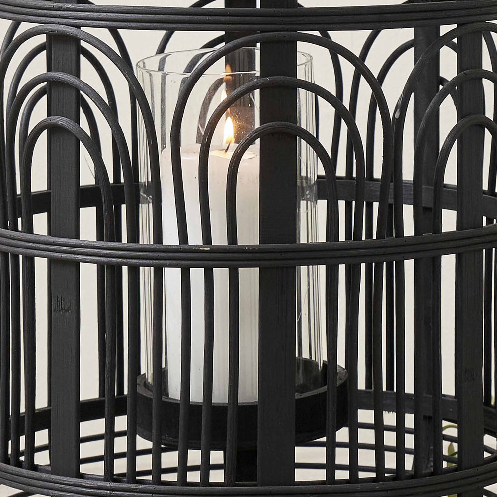 Malay Black Bamboo Large Lantern