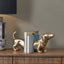 Frankie Gold Sausage Dog Book Ends