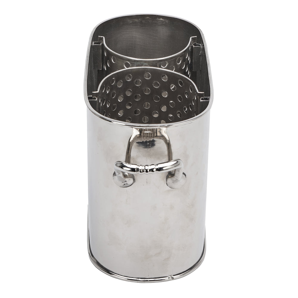 Merlot Silver Wine Bottle Holder