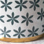 Liza Green & Gold Leaf Ceramic Lidded Ginger Jar