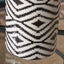 Chimalli Black & White Ceramic Aztec Design Lidded Ginger Jar