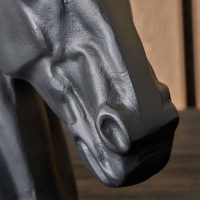 Indy Black Horse Head Ornament