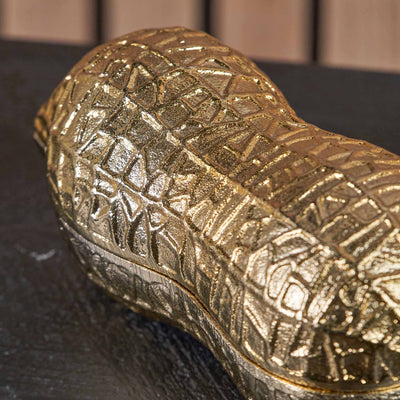 Carson Gold Peanut Lidded Trinket Bowl