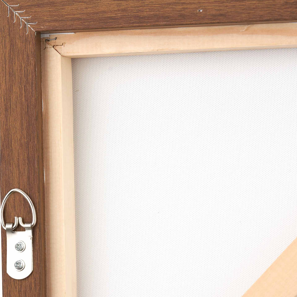 Nyla Natural & White Canvas with Frame