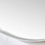 Koa Silver Slim Frame Round Wall Mirror Small