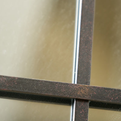 Roslyn Bronze Square Wall Mirror
