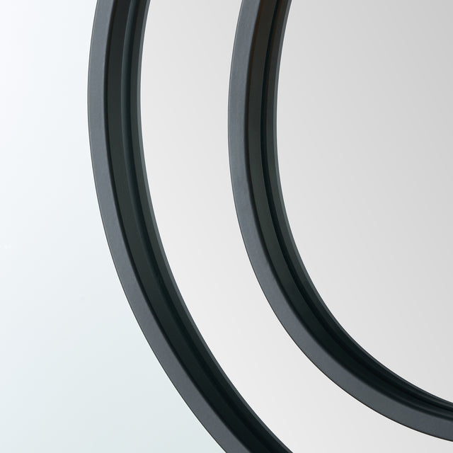 Zelda Black Swirl Wall Mirror