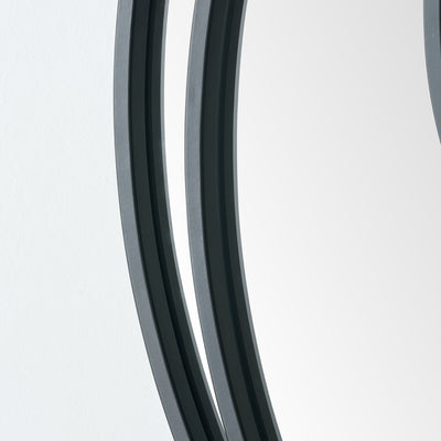Zelda Black Swirl Wall Mirror