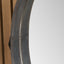Otto Peppercorn Leather Frame Round Wall Mirror