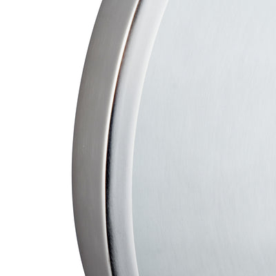 Marseille Brushed Silver Wall Clock