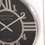 Orpheus Silver and Black Wall Clock