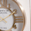 Orpheus Gold and White Wall Clock