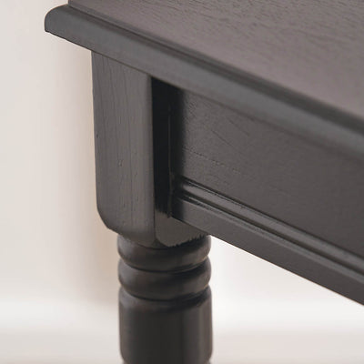 Cleveland Black Wood Accent Table
