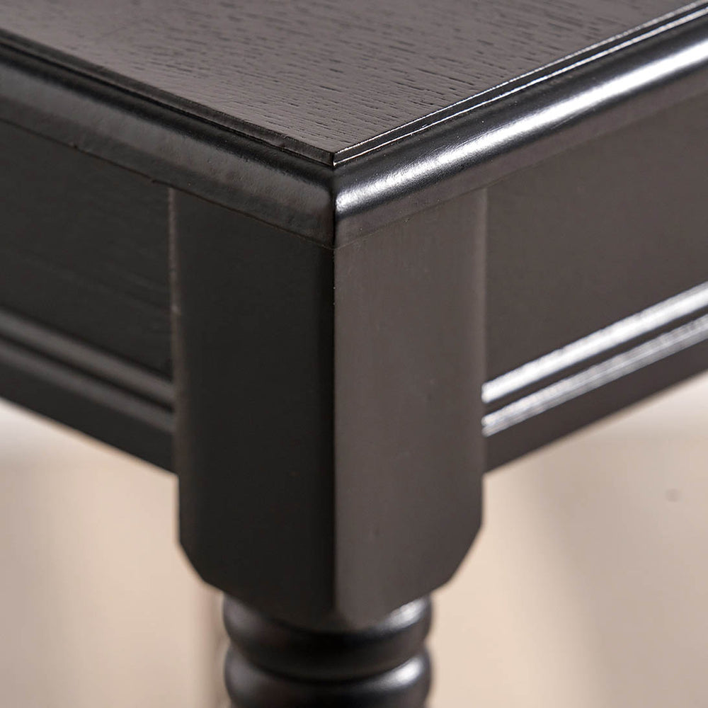 Cleveland Black Wood Console Table