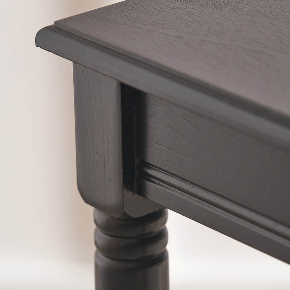 Cleveland Black Wood Console Table