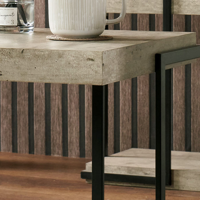 Newburgh Concrete Effect Side Table