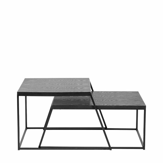 Ruma Black Set of 2 Coffee Tables | Furniture | Rūma