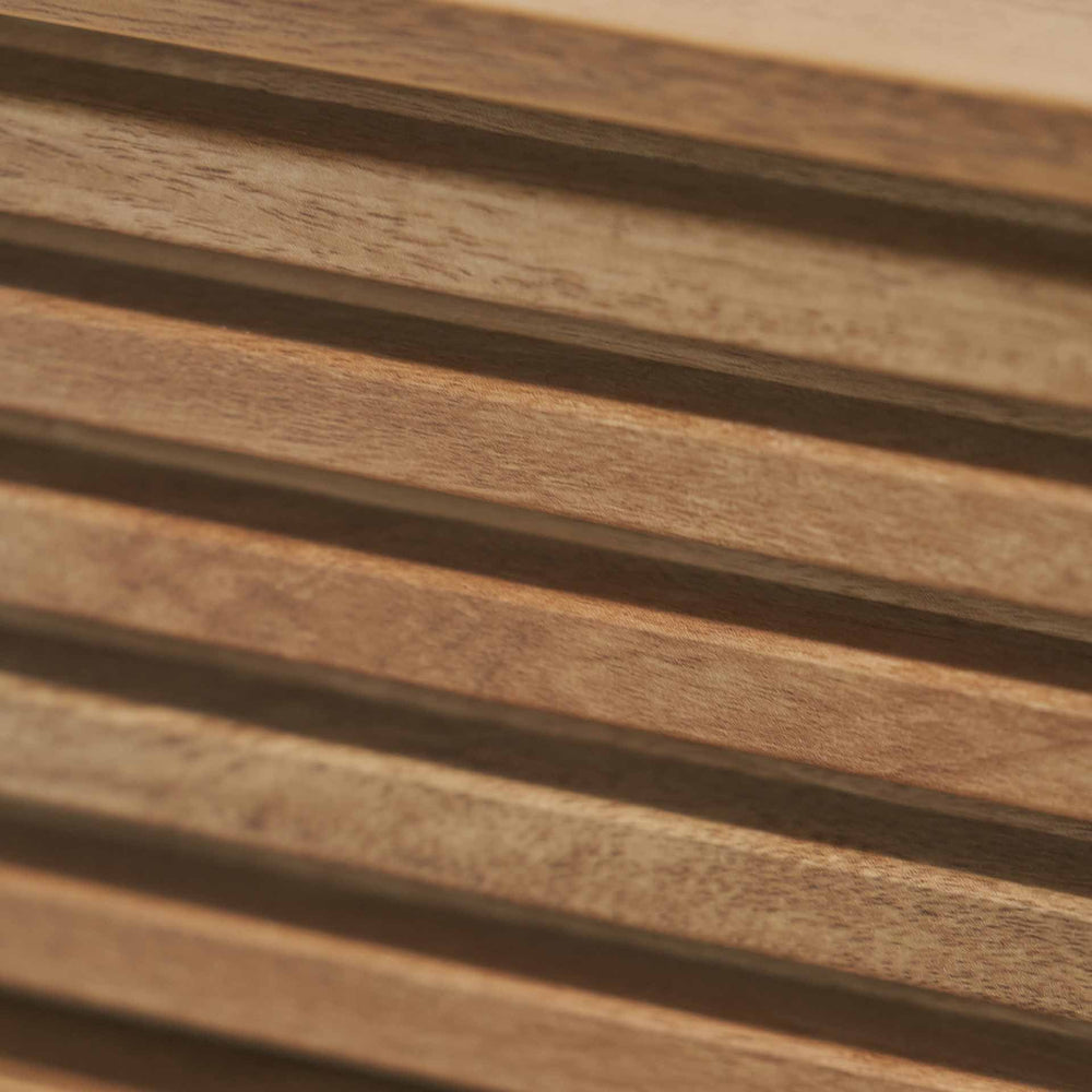 Bergen Natural Eucalyptus Wood Bedside Table Set Of 2