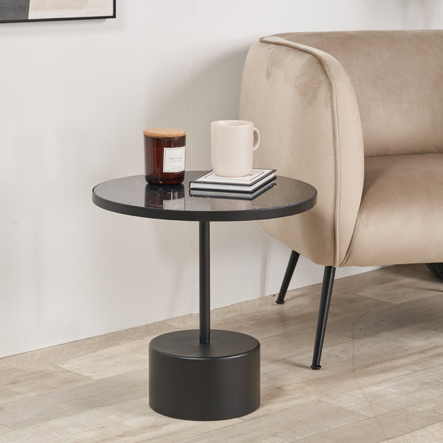 Marco Black Marble Coffee Table