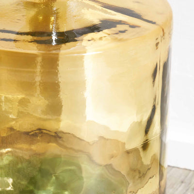 Antonio Amber Recycled Glass Vase