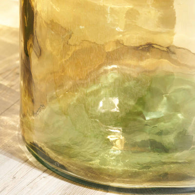 Antonio Amber Recycled Glass Vase