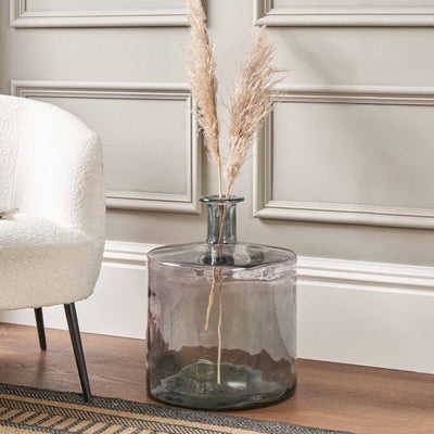 Antonio Grey Recycled Glass Vase
