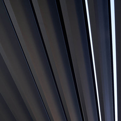 Pavillo Teak Effect 3.5m Square Pergola