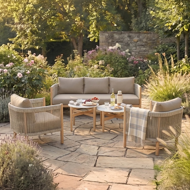 Leros Woven Outdoor Seating Set