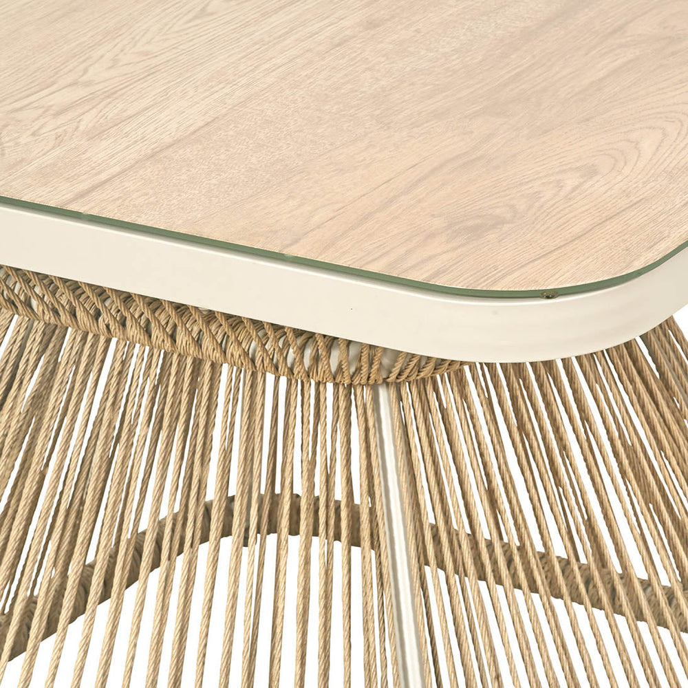 Oia Woven Outdoor Corner Seating Set