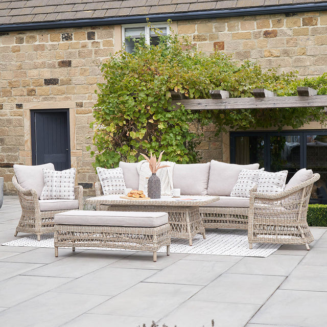 Palmi Woven Outdoor Seating Set